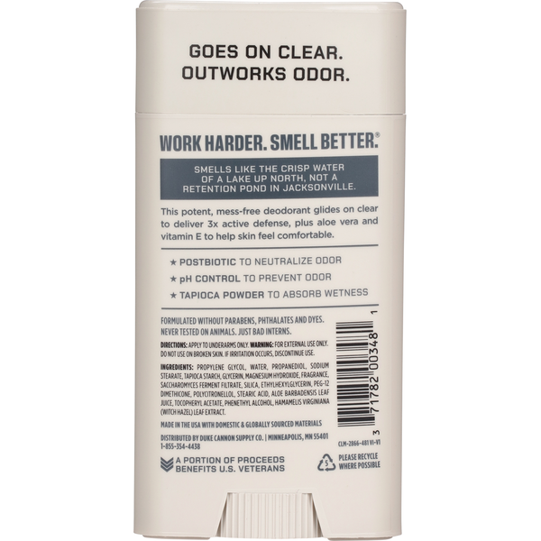 Duke Cannon Supply Co. Active Deodorant - Midnight Swim & Sandalwood