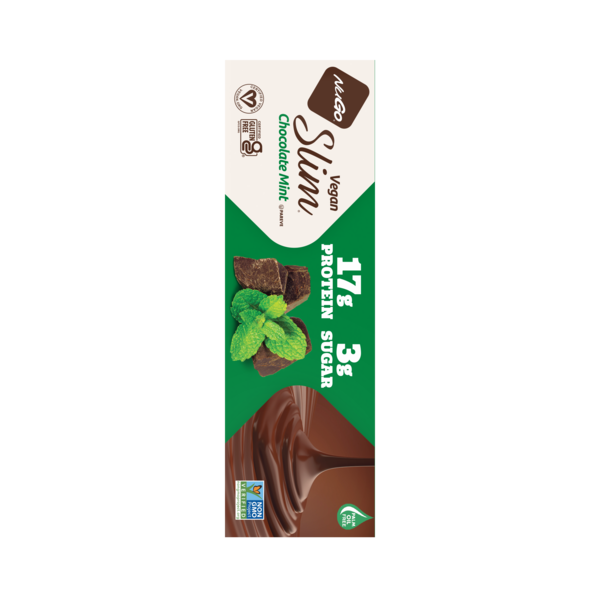 Barra de Proteína NuGo Slim Sabor Chocolate Menta - Vegana y Sin Gluten