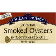 Ocean Prince Smoked Oysters in Cottonseed Oil