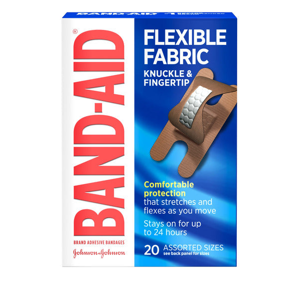 BAND-AID Flexible Fabric Adhesive Bandages - 20 Count