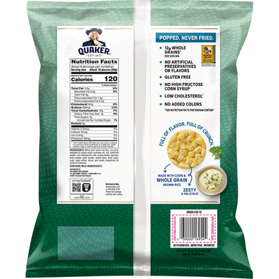 Quaker Rice Crisps - Saveur Ranch au Lait