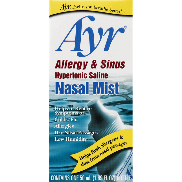 Ayr Nasal Mist for Allergy and Sinus Relief