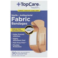 TopCare Bandas Adhesivas Antibacterianas de Tela
