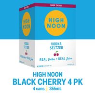 High Noon Vodka Seltzer Black Cherry