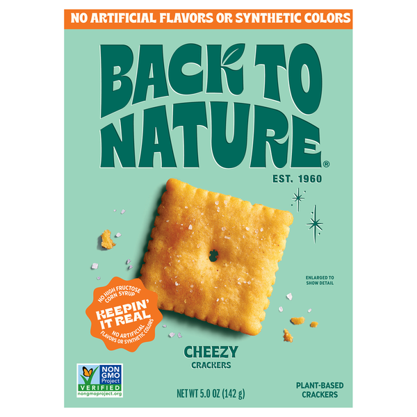 Crackers Cheezy Back to Nature