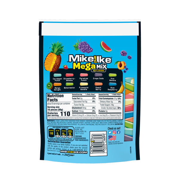 Mike And Ike® Candy Mega Mix - 10 Flavor Assortment