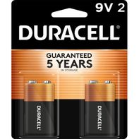 Duracell Coppertop 9V Alkaline Battery