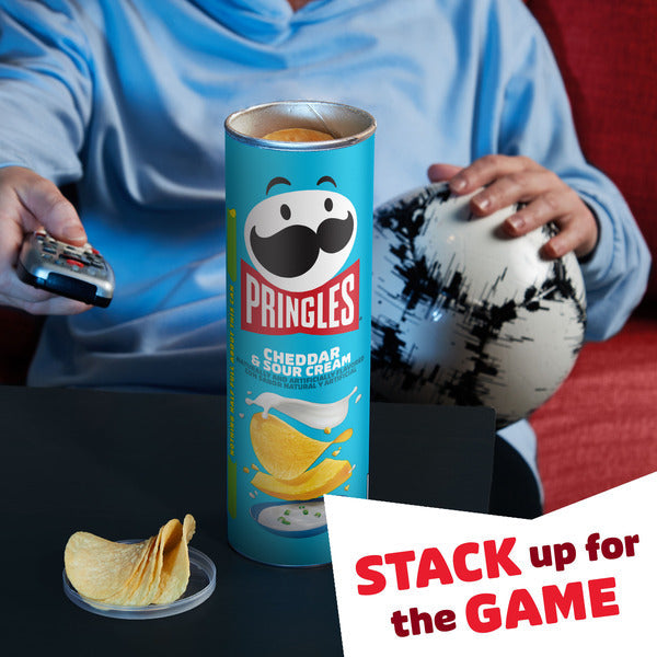 Pringles Cheddar and Sour Cream Potato Crisps, 5.5 oz