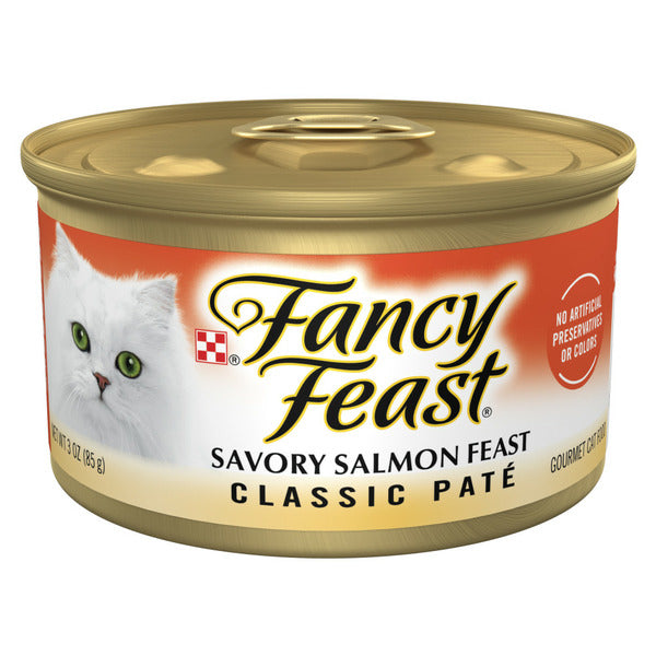Purina Fancy Feast Salmón Fiesta Comida Húmeda para Gatos Sin Granos Pate