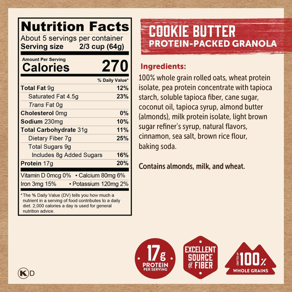 Pochette de Granola Kodiak Cakes - Saveur Beurre de Biscuit