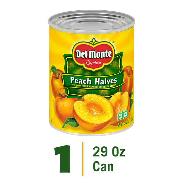 Del Monte Yellow Cling Peach Halves in Heavy Syrup