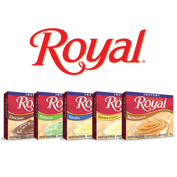 Crème de Banane Royale Instantanée pour Pudding et Garniture de Tarte