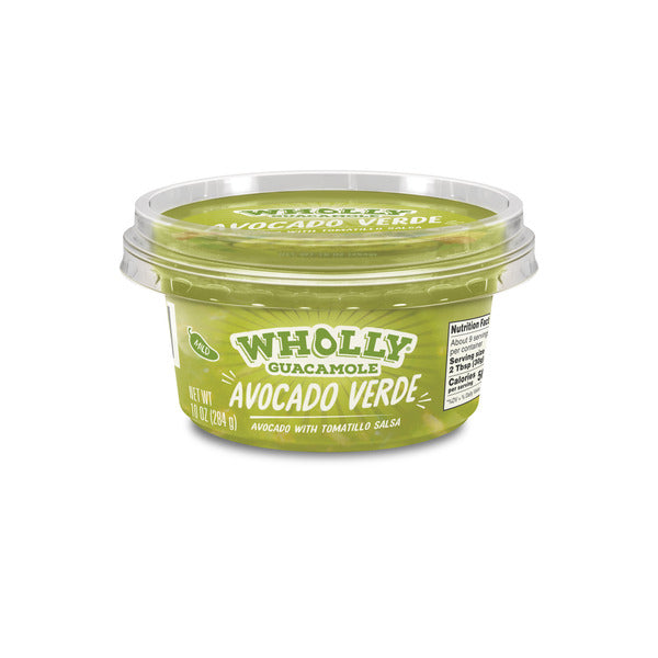 Salsa Verde de Aguacate Wholly Guacamole, 10 OZ