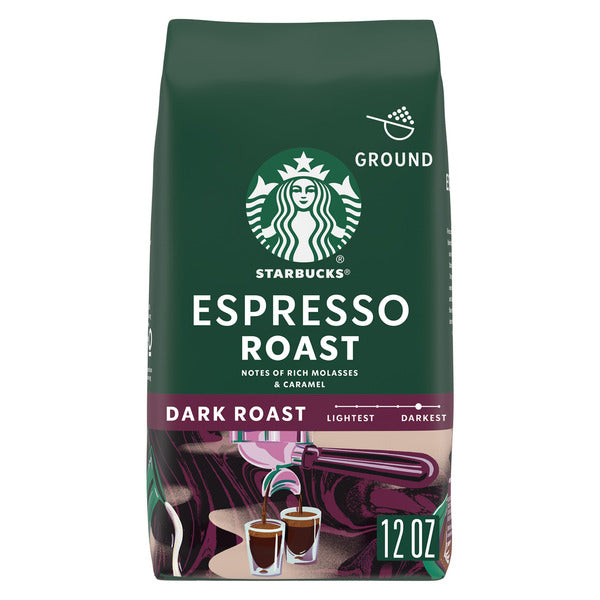 Café moulu Starbucks Espresso Dark Roast