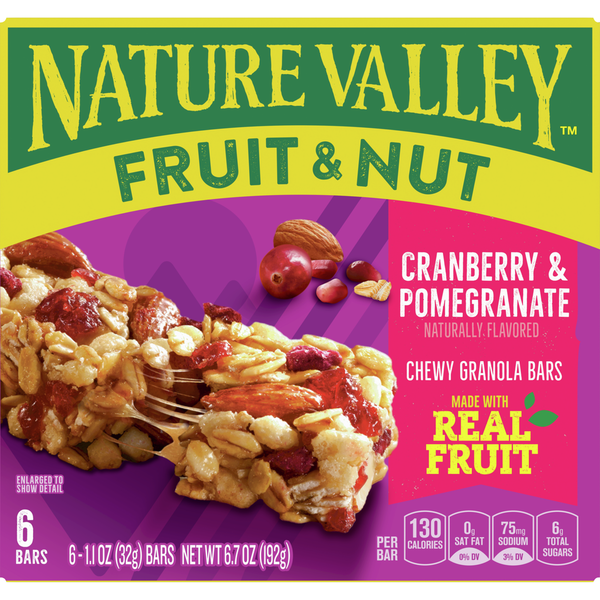 Barres de Granola Cranberry Pomme Grenade Nature Valley