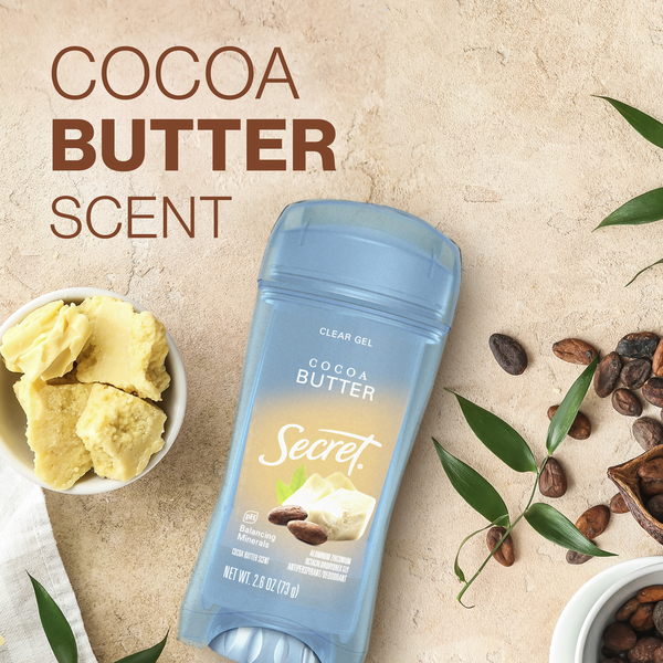Secret Fresh Clear Gel Antiperspirant - Cocoa Butter Scent