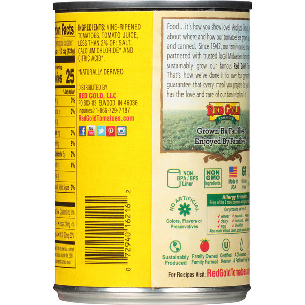 Tomates Diced Red Gold - Calidad Premium