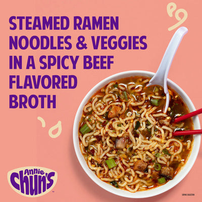 Tazón de sopa de ramen picante de Annie Chun