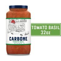 Salsa de Tomate y Albahaca Carbone - Kosher, Sin Azúcar Añadido