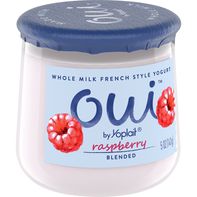 Yoplait Oui French Style Raspberry Whole Milk Yogurt