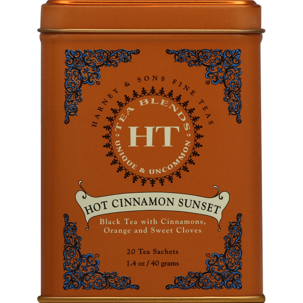 Harney & Sons Hot Cinnamon Sunset Black Tea Sachets