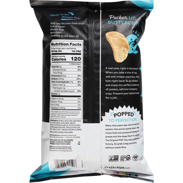 popchips Original Popped Sea Salt & Vinegar Potato Snack