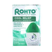 Gotas para los ojos lubricantes Rohto Cool Relief para el alivio del enrojecimiento