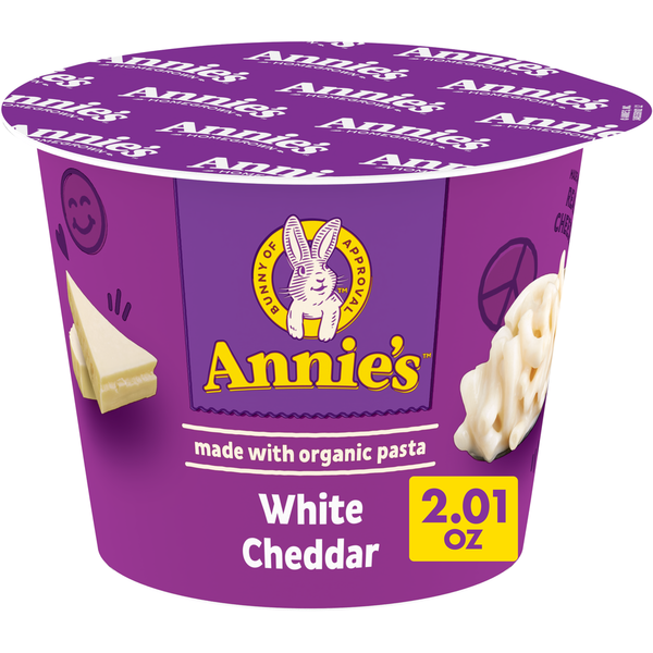 Bol de macaronis au fromage blanc cheddar biologique d'Annie