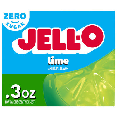Gelatina Jell-O Zero Azúcar Sabor Lima