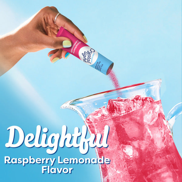 Mélange de boisson en poudre Crystal Light au citron et à la framboise