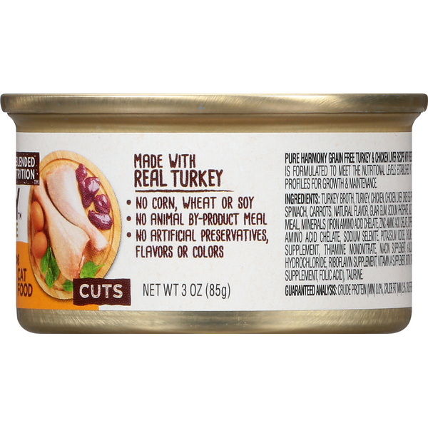 Pure Harmony Super Premium Cat Food - Turkey & Chicken Liver Recipe