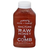 Miel cruda y panal de Jamie's Hive to Table - 100% pura