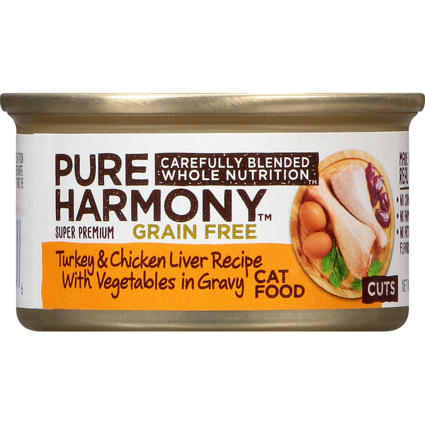 Pure Harmony Super Premium Cat Food - Turkey & Chicken Liver Recipe