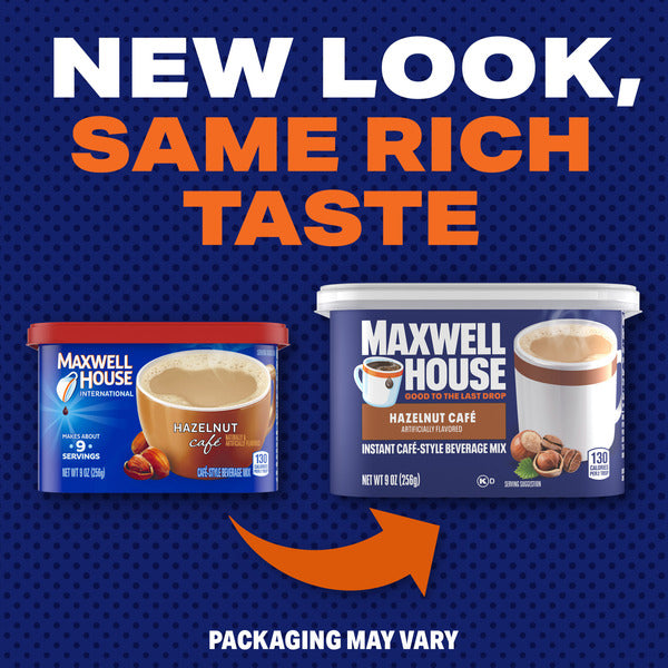 Maxwell House Hazelnut Cafe Instant Beverage Mix