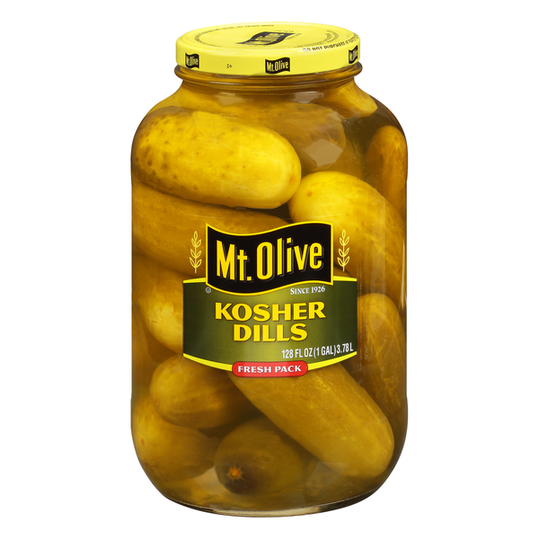 Mt. Olive Kosher Dills Pickles - Premium Pickled Flavor