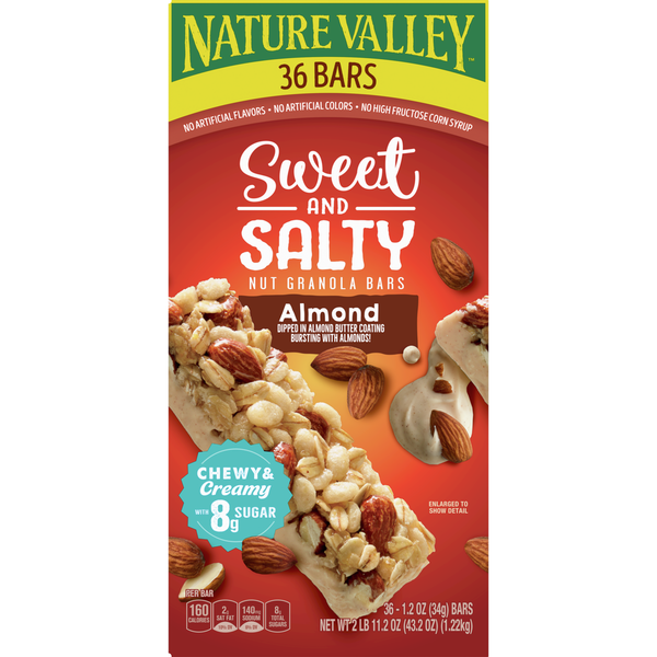 Barres de granola Nature Valley aux amandes sucrées et salées