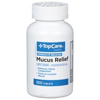 TopCare Mucus Relief, Immediate Release, 400 mg