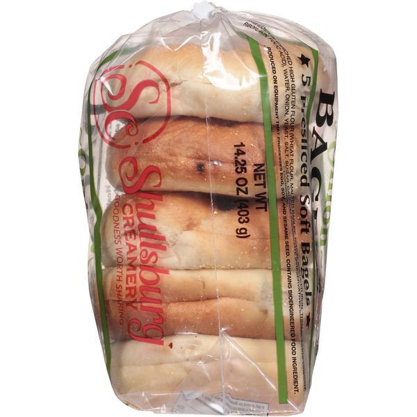 Bagels aux oignons prétranchés de Shullsburg Creamery