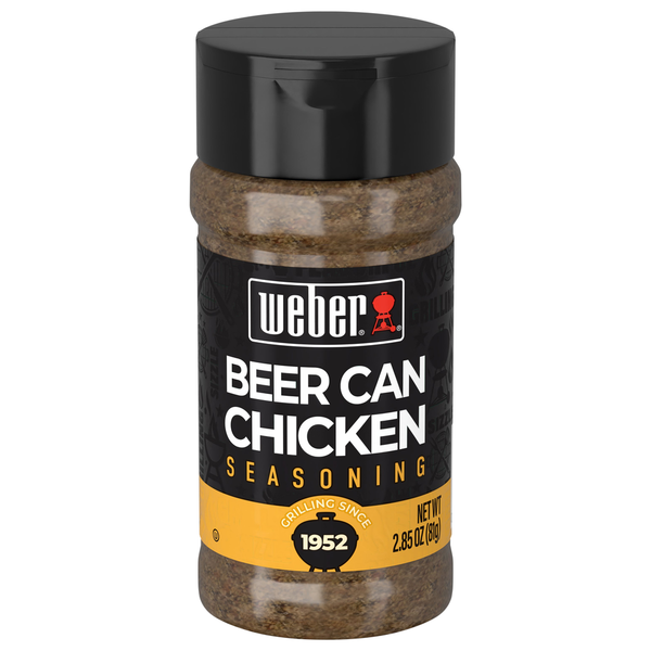 Sazonador Weber para Pollo en Lata de Cerveza