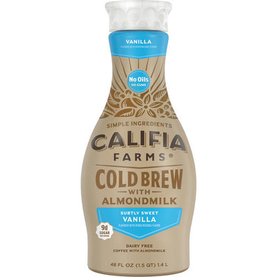 Café glacé à la vanille Califia Farms avec lait d'amande