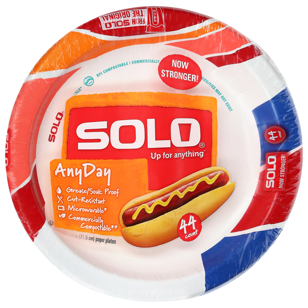 SOLO Paper Plates - Durable and Convenient Tableware