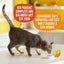 Meow Mix Chunks dans une sauce humide pour chats avec du vrai blanc de poulet