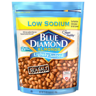 Almendras Blue Diamond, Ligeramente Saladas - Bajo Sodio