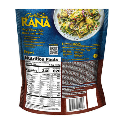 Ravioli de Costilla de Res Rana