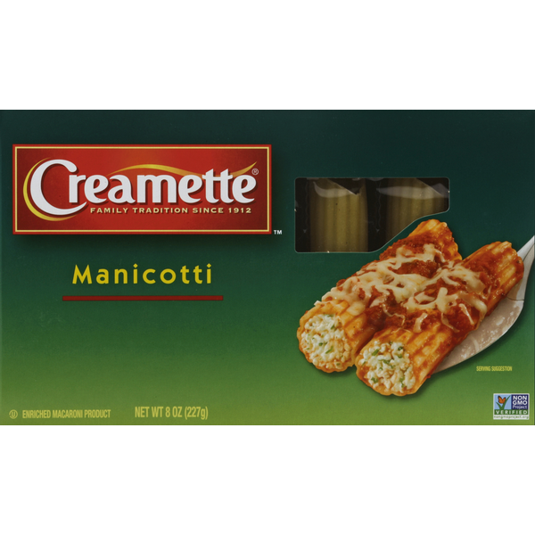Creamette Manicotti - Premium Pasta for Culinary Creations