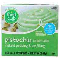 Food Club Pistachio Instant Pudding & Pie Filling