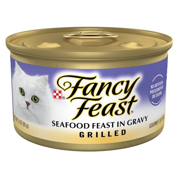 Purina Fancy Feast Grilled Seafood Wet Cat Food