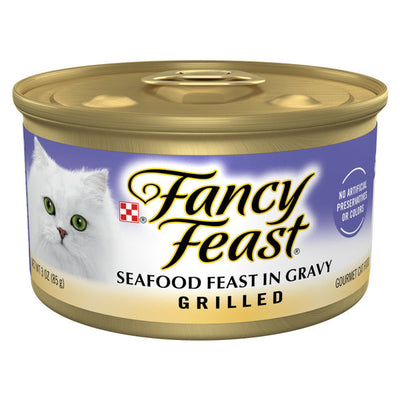 Purina Fancy Feast Grilled Seafood Wet Cat Food