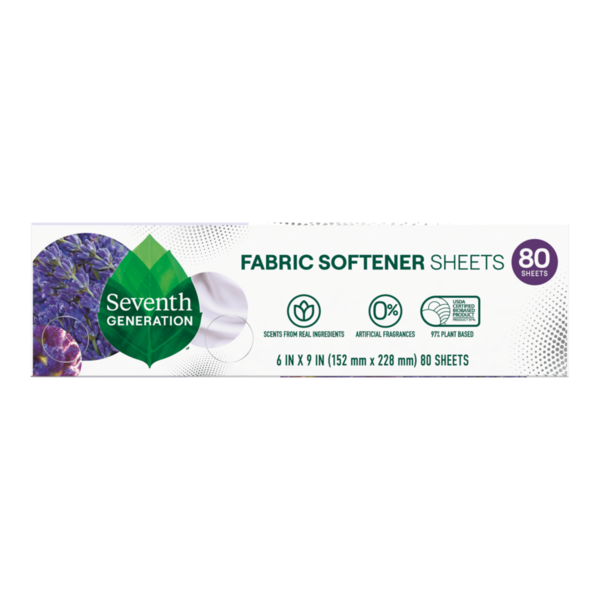 Seventh Generation Dryer Sheets - Fresh Lavender Scent