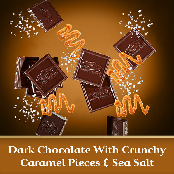 Barra de Chocolate Oscuro Intenso con Caramelo Salado Ghirardelli